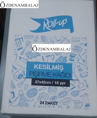 ROLL-UP SİLİKONLU KESİLMİŞ PİŞİRME KÂĞIDI 37 CM - 5