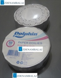 DOLPHİN İTHAL DANTEL KÂĞIT 12,5 CM 500'LÜ - 2