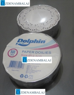 DOLPHİN İTHAL DANTEL KÂĞIT 12,5 CM 500'LÜ - 2