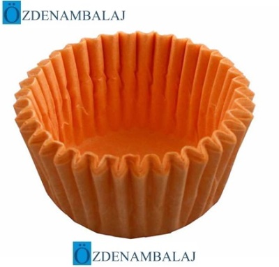 TURUNCU MİNİ MUFFİN KÂĞIDI 100'LÜ 20 PAKET - 1