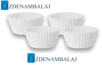 BEYAZ MİNİ MUFFİN KÂĞIDI 100'LÜ 20 PAKET - 3