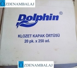 DOLPHİN KÂĞIT KLOZET KAPAK ÖRTÜSÜ 250'Lİ - 3