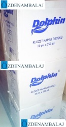 DOLPHİN KÂĞIT KLOZET KAPAK ÖRTÜSÜ 250'Lİ - 2