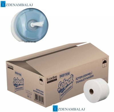 SELPAK PROF.İÇTEN ÇEKMELİ TUVALET KÂĞIDI 220 MT - 2