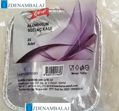 ROLL-UP ALÜMİNYUM SÜTLAÇ KÂSE 20'Lİ - 2