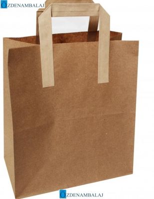 28*25*14 CM KRAFT ÇANTA 25’Lİ - 1