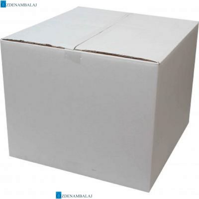 45*44*36 CM ÇİFT OLUKLU BEYAZ KOLİ - 2