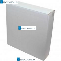 49*11,5*49 CM ÇİFT OLUKLU BEYAZ KOLİ - 2