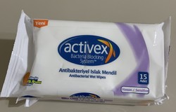 ACTİVEX ANTİBAKTERİYEL ( CEP ) ISLAK MENDİL HASSAS 3*15 12’Lİ KOLİ