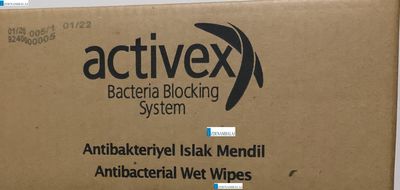 ACTİVEX ANTİBAKTERİYEL ( CEP ) ISLAK MENDİL HASSAS 3*15 12’Lİ KOLİ - 5