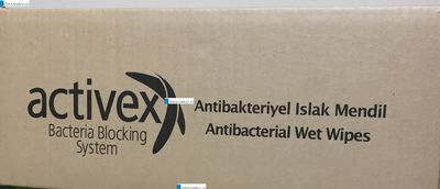 ACTİVEX ANTİBAKTERİYEL ISLAK HAVLU HASSAS 56’LI 12’Lİ KOLİ ( KAPAKLI ) - 6