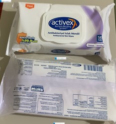 ACTİVEX ANTİBAKTERİYEL ISLAK HAVLU HASSAS 56’LI 12’Lİ KOLİ ( KAPAKLI ) - 4