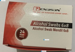 ALKOLLÜ SWAB MENDİL 6 X 8 STD BASKILI 24’ADET - 4