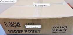 BASKILI EL GEÇME POŞET 12*17 CM - 4