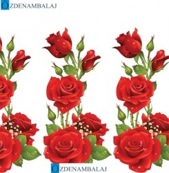 BASKILI EL GEÇME POŞET 13*20 CM - 2