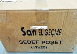 BASKILI EL GEÇME POŞET 17*25 CM - 6