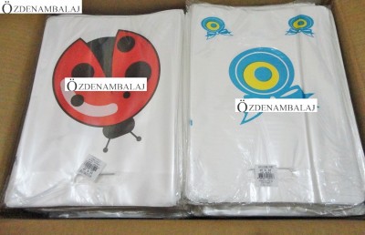 BASKILI EL GEÇME POŞET 25*35 CM - 2