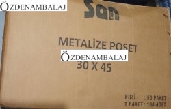 BASKILI METALİZE POŞET 30*45 - 13