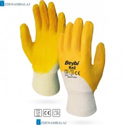 BEYBİ KN2 NİTRİL SARI İŞ ELLDİVENİ 9 BEDEN