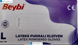 BEYBİ LATEKS PUDRALI MUAYENE ELDİVENİ ( L ) LARGE - 2