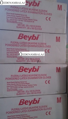 BEYBİ LATEKS PUDRALI MUAYENE ELDİVENİ ( M ) MEDİUM - 5