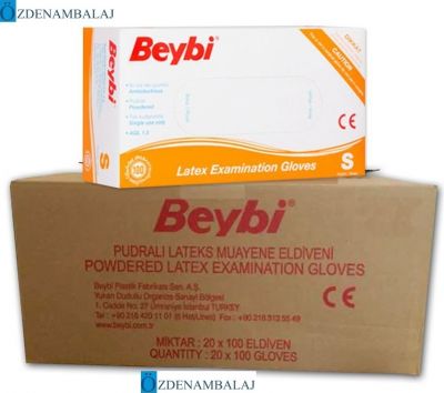 BEYBİ LATEKS PUDRALI MUAYENE ELDİVENİ ( S ) SMALL - 3