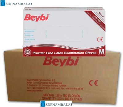 BEYBİ LÂTEKS PUDRASIZ MUAYENE ELDİVENİ ( M ) - 1