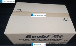 BEYBİ NİTRİL ELDİVEN PUDRASIZ SİYAH (L) - 3