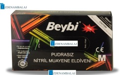 BEYBİ NİTRİL ELDİVEN PUDRASIZ SİYAH (M) - 3