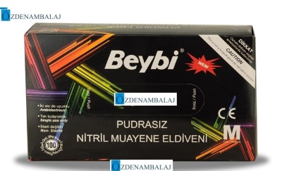 BEYBİ NİTRİL ELDİVEN PUDRASIZ SİYAH (M) - 3