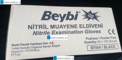 BEYBİ NİTRİL ELDİVEN PUDRASIZ SİYAH (M) - 4