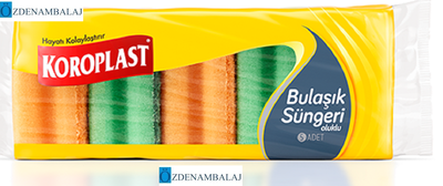 ​BULAŞIK SÜNGERİ 5’Lİ OLUKLU - 1