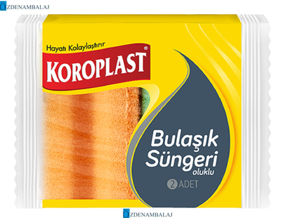 ​BULAŞIK SÜNGERİ 8’Lİ OLUKLU - 1
