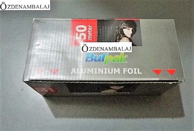 BURPAK ALUMİNYUM KUAFÖR FOLYO KUTULU 15 CM 50 MT 20 KUTU - 3
