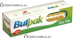 BURPAK STREÇ FİLM 30 CM * 166 MT 9,5 MİC KAYAR PIÇAK HEDİYELİ - 2