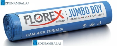 CAM ATIK BASKILI JUMBO BOY ÇÖP TORBASI C KATLAMA KOD : 536 - 2