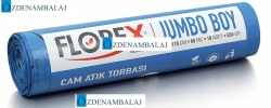 CAM ATIK BASKILI JUMBO BOY ÇÖP TORBASI C KATLAMA KOD : 536 - 3