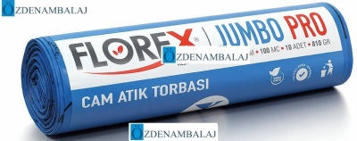 CAM ATIK BASKILI JUMBO ÇÖP TORBASI C KATLAMA KOD : 537 - 3