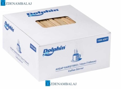 DOLPHİN TAHTA KARIŞTIRICI 10 CM 1000'Lİ - 1