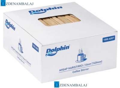 DOLPHİN TAHTA KARIŞTIRICI 14 CM 1000'Lİ - 1