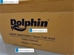 DOLPHİN TAHTA KARIŞTIRICI 14 CM 1000'Lİ - 4