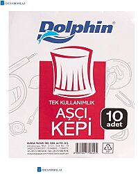 DOLPHİN AŞÇI KEPİ 10 ADET