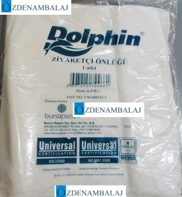DOLPHİN BEZ ( TELA ) ZİYARETÇİ ÖNLÜK 4 ÇITÇITLI - 1