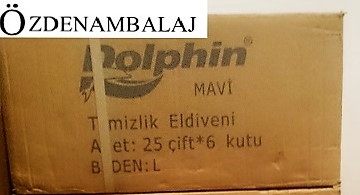 DOLPHİN BULAŞIK-TEMİZLİK ELDİVENİ ( 9-9,5 ) LARGE MAVİ - 4