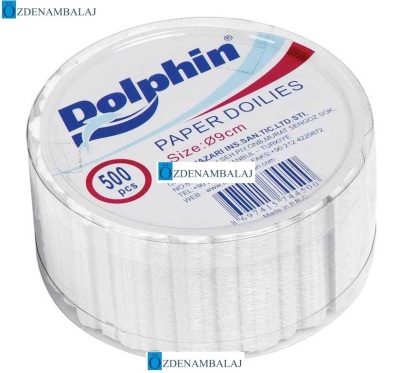 DOLPHİN İTHAL DANTEL KAĞIT 9 CM  500'LÜ   - 2