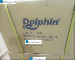DOLPHİN İTHAL DANTEL KAĞIT 9 CM  500'LÜ   - 5