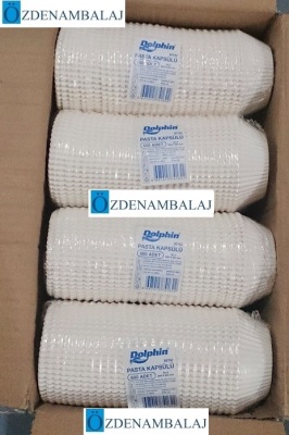 DOLPHİN İTHAL PASTA KAPSÜLÜ BEYAZ 6*12 = 72 PAKET - 2