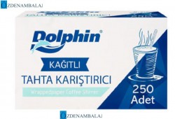 DOLPH KÂĞITLI TAHTA KARIŞTIRICI 11 CM 250'Lİ - 5