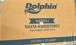 DOLPH KÂĞITLI TAHTA KARIŞTIRICI 11 CM 250'Lİ - 3