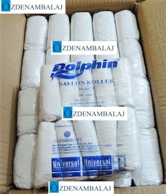 DOLPHİN NAYLON KOLLUK 20*40 CM 100'ADET - 2